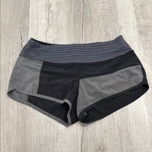 Rabbit Women's Black and Gray Running Shorts